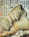 Shitao の秦淮の古い中国の墨の回想